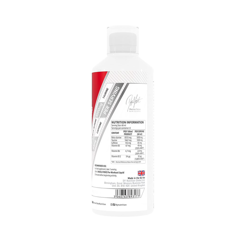 Muscle Force Pre-Workout 500ml